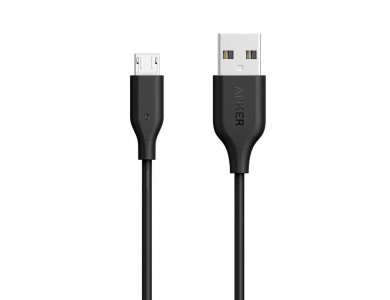 Anker Καλώδιο Powerline Micro USB 0.9μ. - A8132G11, Μαύρο
