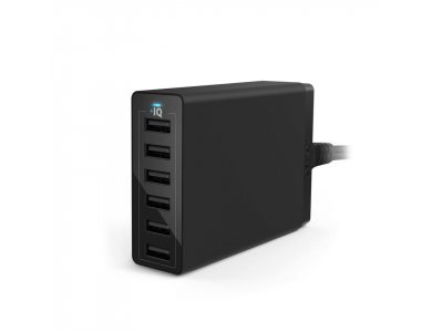 Anker PowerPort 6 60W 6-Port USB Charging Hub με Τεχνολογία PowerIQ - A2123L12