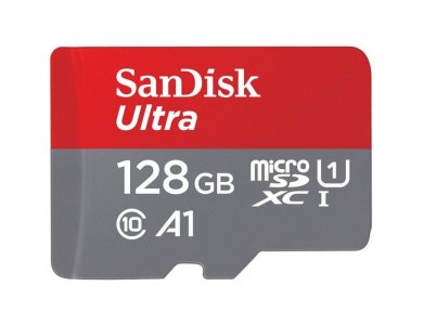 Sandisk Ultra Android microSDXC 128GB Class 10 A1 100MB/s with Adapter