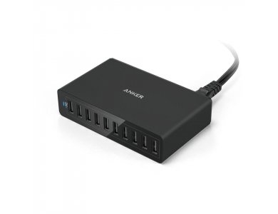 Anker PowerPort 10 60W 10-Port USB Charging Hub με Τεχνολογία PowerIQ - A2133311