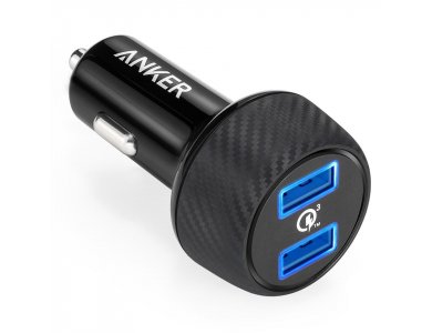 Anker PowerDrive Speed 2 39W QC3.0 2-Port USB Car Charger - A2228H11