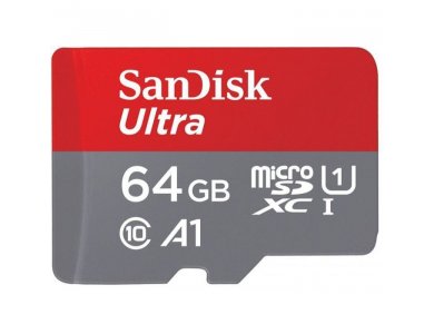 Sandisk Ultra Android microSDHC 64GB Class 10 A1 100MB/s With Adapter