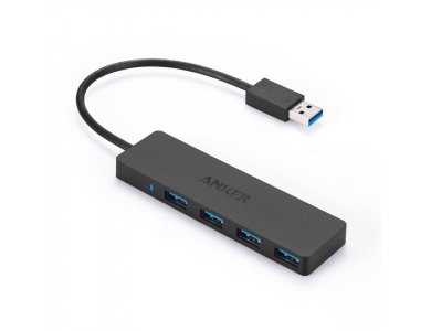 Anker Ultra Slim 4-Port USB 3.0 Data Hub, A7516011