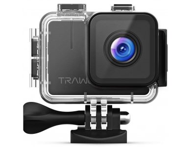 Apeman TRAWO A100 4K Action Camera 20MP WiFi Waterproof 40Μ 2" LCD, 170° Field of View, 4K/50fps - 2020 Upgrade