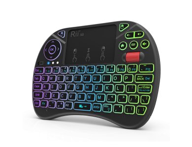 Rii x8 Wireless Keyboard with Mouse Touchpad for Smart TV / Android TV Box / MAG / Consoles / HTPC