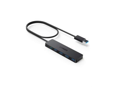 Anker Ultra Slim USB 3.0 4 Port Data Hub, with 2ft cable - A7516012