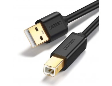 Ugreen USB 2.0 to USB-B Printer / Scanner Cable 1.5m. - 10350, Black