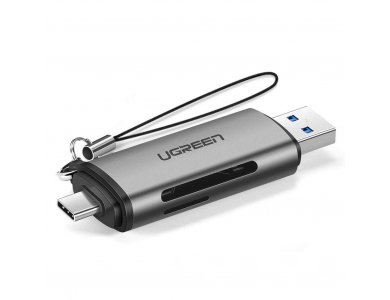 Ugreen USB-C Card Reader 4-in-1, SD/Micro SD Type-C/USB 3.0 Plugs - 50706