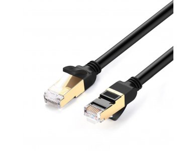Ugreen STP Cat.7 Καλώδιο Ethernet 1μ., Μαύρο - 11268