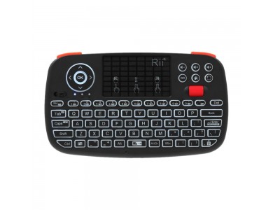 Ασύρματο Πληκτρολόγιο Rii i4 Bluetooth με Mouse Touchpad για Smart TV / Android TV Box / MAG / Consoles / PC / Raspberry