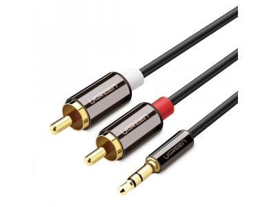 Ugreen 3.5mm Male to 2RCA Male 1μ. Καλώδιο Auxiliary Stereo Y Splitter Audio Cable - 10749