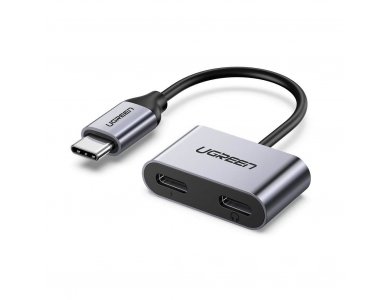 Ugreen Type-C to Type-C * 2 Audio + PD Charging Hub Adapter - 60165