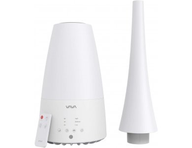 VAVA VA-AH012 Humidifier Ultrasonic Mist, 2 nozzles & Remote control, 3L, White