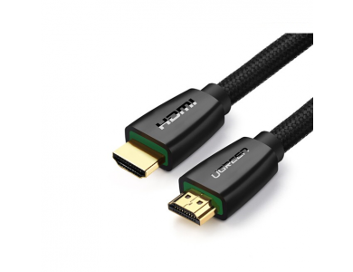Ugreen HDMI v2.0 cable Gold plated with nylon braiding 4Κ@60Hz, HDR, 10ft. - 40411