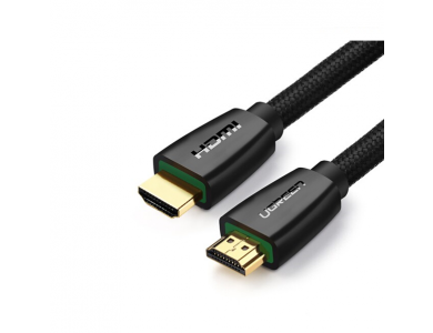 Ugreen HDMI v2.0 Καλώδιο Επιχρυσωμένο με Νάυλον Ύφανση 4Κ@60Hz, HDR, 3μ. - 40411