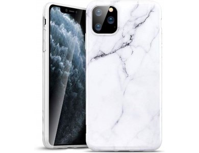 ESR iPhone 11 Pro Marble Slim Soft Θήκη , White Sierra