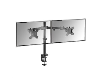 VonHaus Dual Arm Desk Mount with Clamp, Βάση για 2 Οθόνες 13”-32”, έως 16kg - 05/116