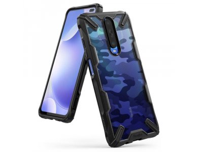 Ringke Fusion X Xiaomi Pocophone X2 / MI 10T (K30) Case, Camo Black