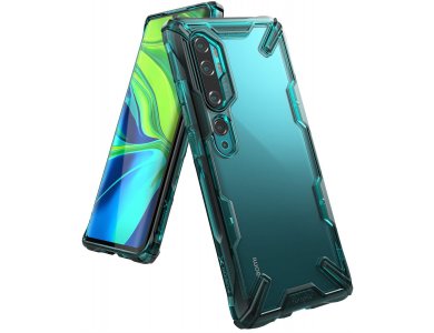 Ringke Fusion X Xiaomi MI Note 10 / Note 10 Pro Case , Turquoise Green