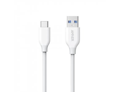 Anker Powerline USB-C to USB 3.0, Cable 3ft. - A8163021, White