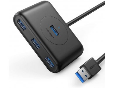 Ugreen Slim USB 3.0 4 Port Data Hub, με καλώδιο 0,5μ. - 20290
