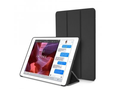 Tech-Protect iPad Air 2 Gen 9.7" Trifold Θήκη με Auto Sleep/Wake, Stand, Hard Back Cover, Μαύρη