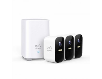 Anker eufyCam 2C ΚΙΤ 3 Ασύρματων Καμερών Full HD με Κέντρο, Human detection, Night Vision, by Eufy - T88323D2