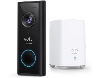 Anker Eufy Doorbell 2K Set, Smart Θυροτηλεόραση με AI Human Detection, 2-Way Audio & App - E82101W4