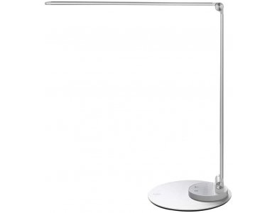 TaoTronics TT-DL22 LED Desk Lamp with Touch Control & USB port, 3 Color Modes, 6 Brightness Levels, Aluminium, Silver