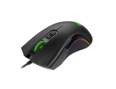 Havit MS794 RGB Optical Programmable Gaming Mouse, 500 / 1.000 / 1.500 / 2.000 / 3.000 / 4.000 DPI, 7 Buttons, Black