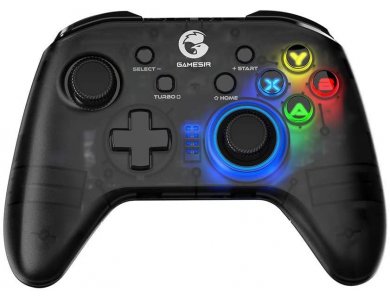 Gamesir T4 Pro wireless gamepad RGB 2.4 GHz/Bluetooth with Dualshock and Smartphone blracket for iOS / Android / Nintendo Switch / Windows