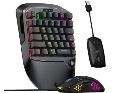GameSir VX2 Aim Switch RGB Wireless Keypad & Mouse Combo (PS3 / PS4 / Xbox / Nintendo Switch) with TTC Red Switches
