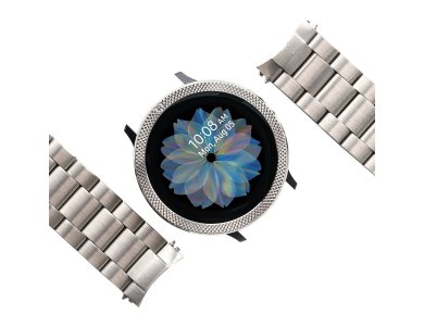 Ringke Galaxy Watch Active 2 44mm Metal One Band, Stainless Steel