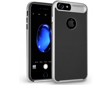 Orzly iPhone SE 2020 / 8 / 7 AirFrame Θήκη, Ασημί