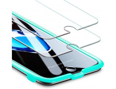 ESR iPhone 6 / 6s / 7 / 8 / SE 2020 / 2022 Tempered Glass Premium Screen Protector με Installation frame, Σετ των 2