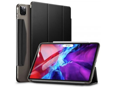 ESR Yippee iPad Pro 2020 / 2018 12.9" Trifold Θήκη με Μαγνητικό κλιπ, Auto Sleep/Wake, Stand, Hard Back Cover, Μαύρη