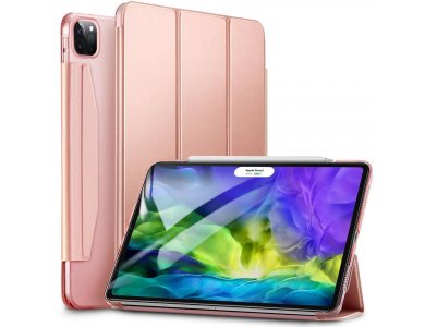 ESR Yippee iPad Pro 2020 / 2018 11" Trifold with Magnetic Closure,  Auto Sleep/Wake, Stand, Hard Back Cover, Rose Gold