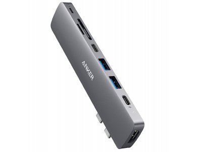 Anker PowerExpand 8-in-2 Type-C Hub για Macbook 100W 5K@60Hz HDMI + 2*USB3.0 + 1*Thunderbolt + 1*Micro SD/SD +1*AUX - A83810A1