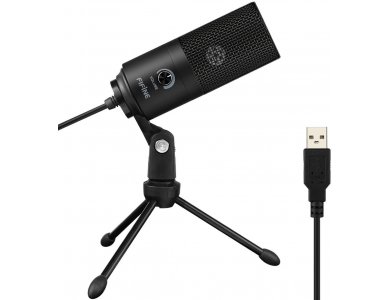 FIFINE K669B Condenser Microphone USB with Volume Dial for Vocal Recording, Sreaming, Podcast ect