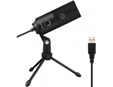 FIFINE K669B Πυκνωτικό Μικρόφωνο USB με Volume Dial για Vocal Recording, Sreaming, Podcast κλπ