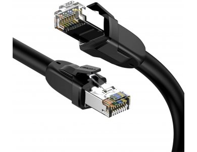 Ugreen S/FTP Cat.8 Καλώδιο Ethernet 3μ., Μαύρο - 70330