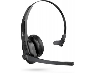 TaoTronics Trucker Bluetooth Headset 41 με AI Auto Noise-cancelling Microphone, Μαύρο - TT-BH041
