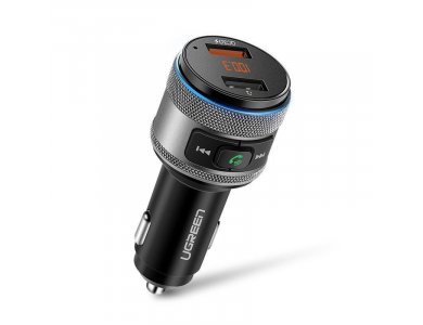 Ugreen FM Transmitter Bluetooth Handsfree and Charger for Car QC3.0 - 60283