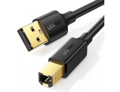 Ugreen USB 2.0 to USB-B Printer / Scanner  Cable 3m. - 10351, Black