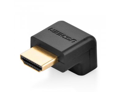 Ugreen HDMI Coupler, Αντάπτορας επέκτασης HDMI γωνιακός 90°, Μαύρος - 20109