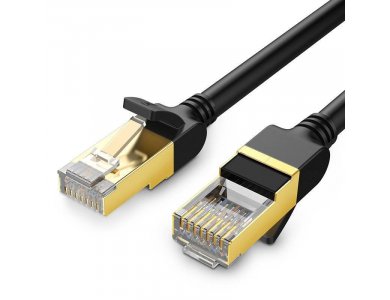 Ugreen S/FTP Cat.7 Καλώδιο Ethernet 15μ., Μαύρο - 11274