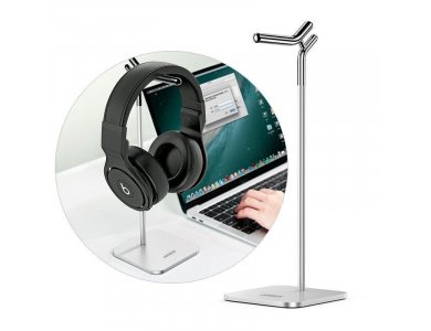 Ugreen Mount/ Stand for Headphones & Headset, Silver - 80701