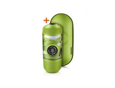 Wacaco Nanopresso GR Portable Espresso Machine, with Protectice Case, Journey Spring Run