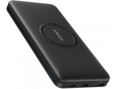 Anker PowerCore Hybrid Wireless Power Bank 10000mAh, Black - A1615H11