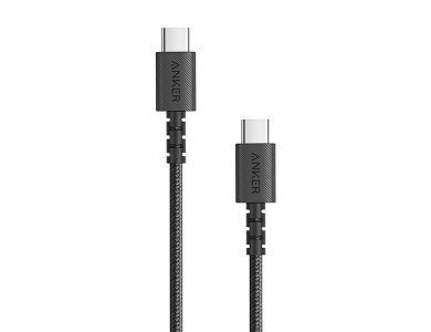 Anker PowerLine Select+ 1.8μ. Καλώδιο USB-C σε USB-C Με Νάυλον ύφανση - A8033H11, Μαύρο